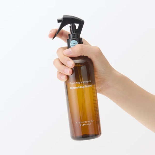 日本限定 無印良品 空間香氛噴霧 300ml 天然 香氣療癒 布製品可用 可攜帶 放鬆 佛手柑 甜橙【小福部屋】 