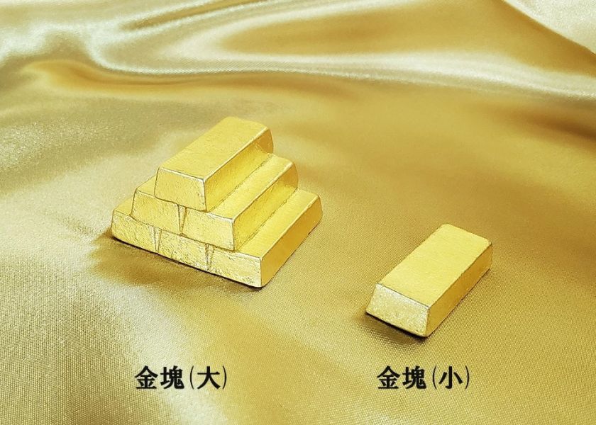 日本製 銀塊金塊造型  錫塊 醒酒用 花材保存用 花藝 品酒 IRON FACTORY 交換禮物 聖誕禮物 【小福部屋】 