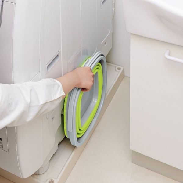 Cogit 可折疊收納水桶 10L Cogit, 摺疊水桶, 可折疊水桶, 露營用品, 洗車工具, 家用水桶, 防災備品, 省空間收納, 輕量水桶, 日本清潔用品