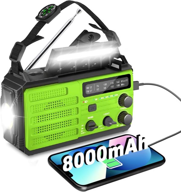 OLANSOR 多功能防災收音機 OLANSOR 防災收音機,日本防災收音機,8000mAh 防災燈,手搖多功能收音機,防水防災照明,行動電源收音機,FM AM 緊急收音機,防災士推薦裝備,地震防災用品,日本防災燈推薦