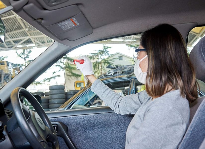 Cogit 緊急用2合1車用逃脫工具 Cogit, 車用破窗器, 緊急逃生工具, 剪安全帶, 車用防災, 車內備品, 側窗破窗器, 脫困工具, 日本防災用品, 車用安全