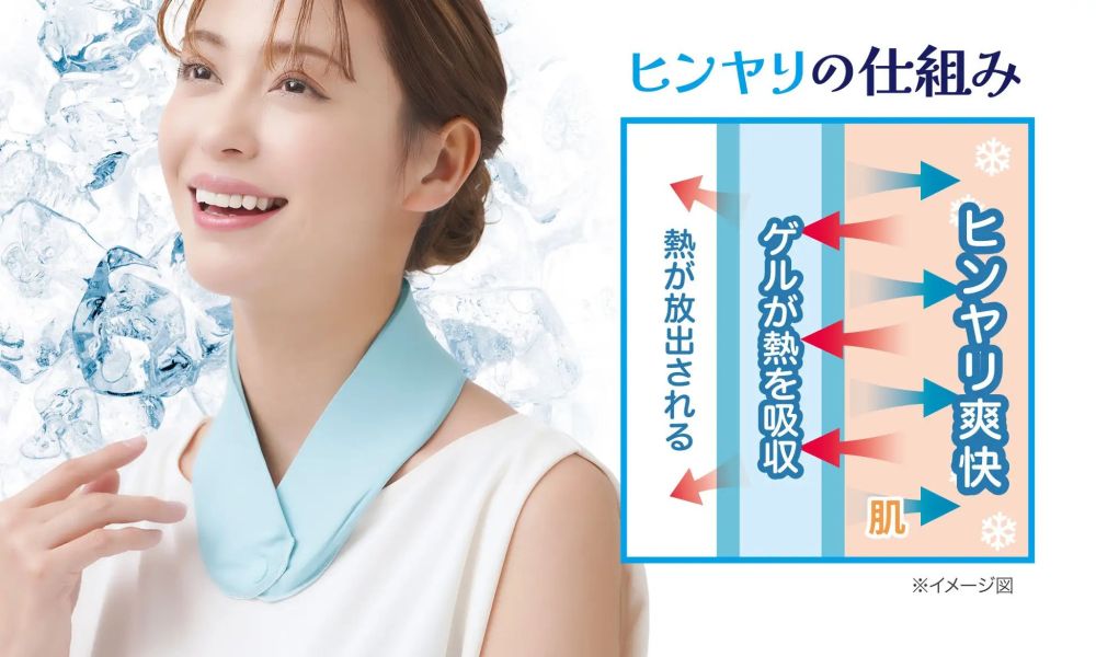 needs labo 凝膠涼感頸圈 (藍色-ブルー/海軍藍-ネイビー) 日本涼感頸圈,凝膠頸圈,降溫頸圈,夏季涼感用品,園藝防暑用品,戶外降溫配件,日本防暑用品,夏季清涼神器,兒童涼感頸圈,運動降溫頸圈