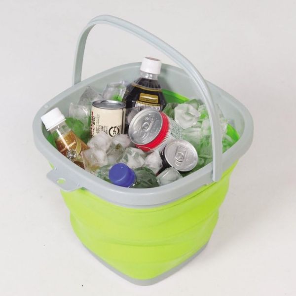 Cogit 可折疊收納水桶 10L Cogit, 摺疊水桶, 可折疊水桶, 露營用品, 洗車工具, 家用水桶, 防災備品, 省空間收納, 輕量水桶, 日本清潔用品