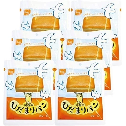 【6入組】日本原裝 尾西食品 長效期麵包 3年保存 地震 避難 防災 居家隔離 登山 防災食品【小福部屋】 