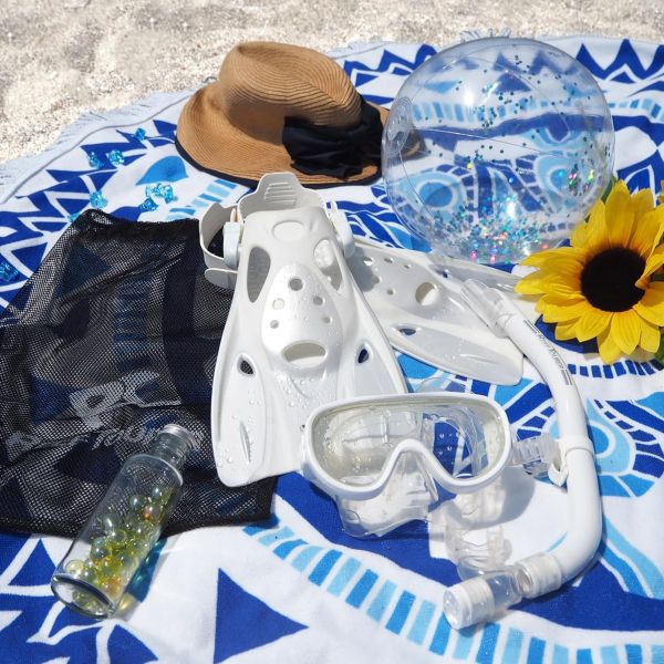 日本 Reef Tourer 潛水三件組 蛙鏡 面鏡 蛙鞋 浮潛鏡 海島旅遊 水上活動 TUSA Tabata 夏季活動【小福部屋】 