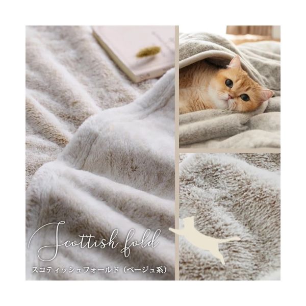 Neko Feel 貓咪觸感毛毯 (三花貓/蘇格蘭折耳貓-米色/俄羅斯藍貓-灰/銀虎斑貓/黑貓) Neko Feel,日本毛毯,貓咪毛毯,三花貓,銀虎斑,保暖毯,療癒毛毯,冬季毯子,交換禮物,貓咪控,觸感毛毯,保暖小物