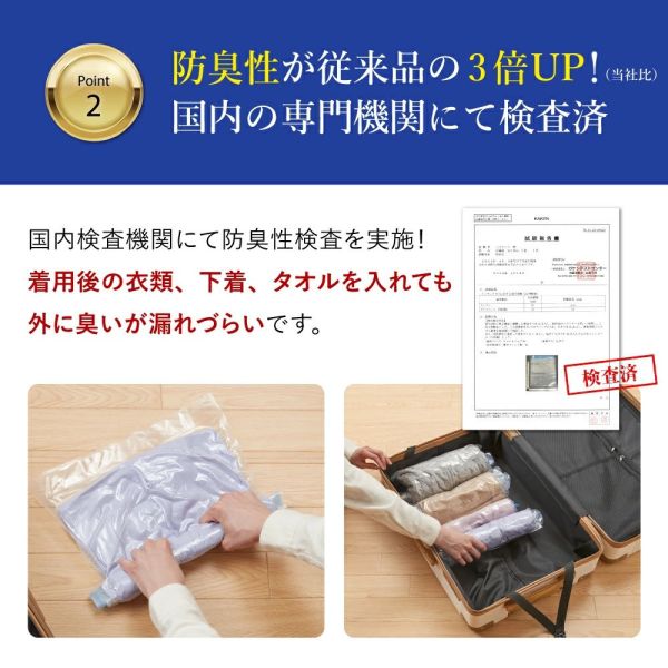 日本 Danke Besutens 衣物壓縮袋 手捲壓縮 免吸塵器 真空壓縮 行李 出國 衣物打包 防潮防塵 出差 搬家 出遊 旅行 衣物整理【小福部屋】 