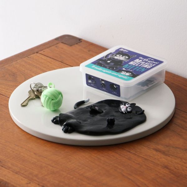 HERE by DETAIL 融化造型黏土（狗狗/貓咪/雪人） 融化系,日本製,矽膠玩具,HERE by DETAIL,造型黏土,療癒小物,交換禮物,聖誕禮物,紓壓玩具,可愛擺飾,狗狗造型,貓咪造型,雪人造型