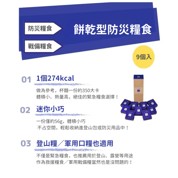 【多規格】日本製萬有營養 ER 9食 儲備糧食 防災口糧 乾口糧 緊急避難 救難糧食 地震 防災食品【小福部屋】 
