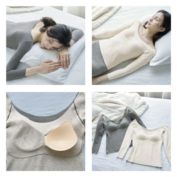 Cogit 刷毛長袖胸墊內搭（冬季保暖/微刷毛/八分袖） Cogit, 刷毛內搭, 冬季保暖內著, 無縫上衣, 8分袖內衣, 微刷毛內搭, 胸墊內搭, 保暖上衣, 貼身內著, 輕暖內搭