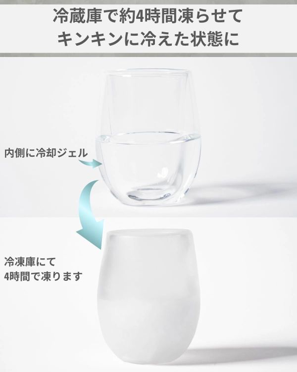 【7月預購】IceQuick Glass 冰結冷凝玻璃杯 300ml 夏天必備 結冰杯 啤酒 咖啡 氣泡飲 果汁 出遊 保冷 保冰 結凍 