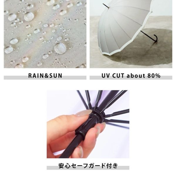 日本 because Bicolor Mini 雙色拼接折疊傘 物理防曬 抗UV 高遮光 陽傘 晴雨兩用傘 摺疊傘 梅雨季【小福部屋】 