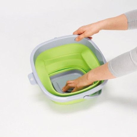 Cogit 可折疊收納水桶 10L Cogit, 摺疊水桶, 可折疊水桶, 露營用品, 洗車工具, 家用水桶, 防災備品, 省空間收納, 輕量水桶, 日本清潔用品