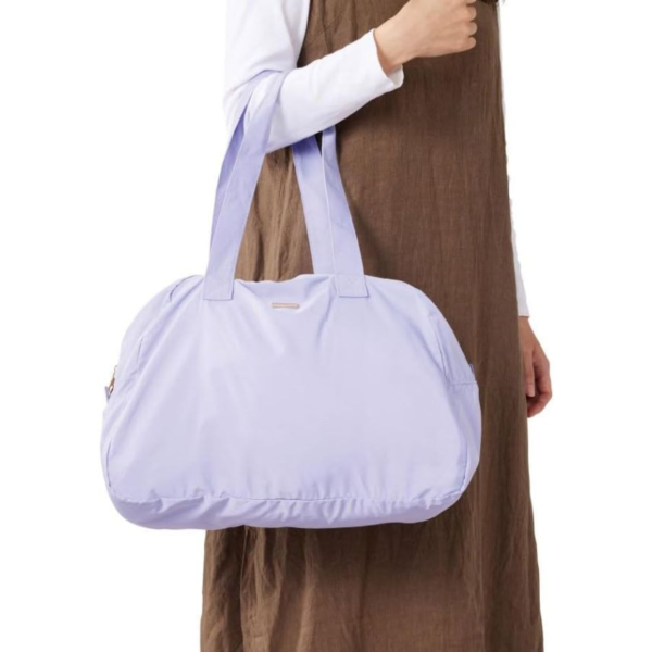 ROPE’ PICNIC 旅行袋 (紫色/米灰) ROPE PICNIC, 日本旅行袋, 登機包, 行李箱掛袋, 輕旅包, 旅行收納袋, 出國包, 露營包, 日系時尚, 登機袋推薦, 女孩旅行, 輕便行李袋