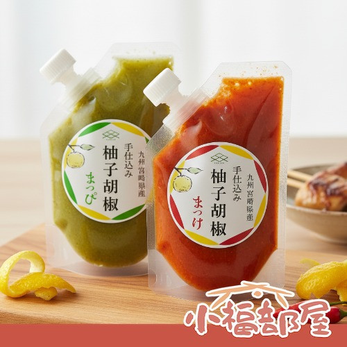 角屋食品 日本製 柚子胡椒 100g (青柚子/紅柚子) 柚子胡椒,日本調味料,角屋食品,日本產柚子,日本辣椒調味,火鍋沾醬,拉麵調味,日本烤肉必備,青柚子紅柚子,日本無添加食品