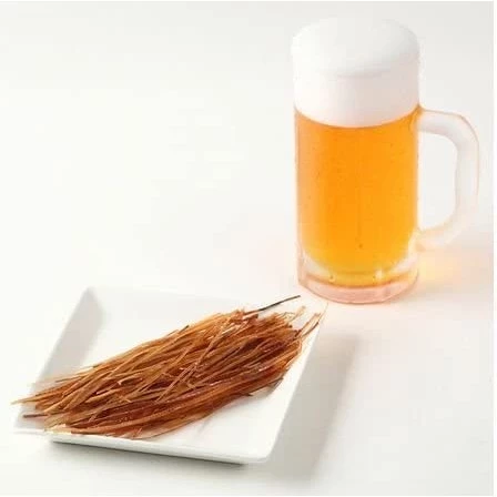 日本 博屋 極細酥脆魷魚條 下酒菜 夾鏈袋 細長脆硬 魷魚腳 魷魚絲 過節 聚會 年貨 乾貨【小福部屋】 