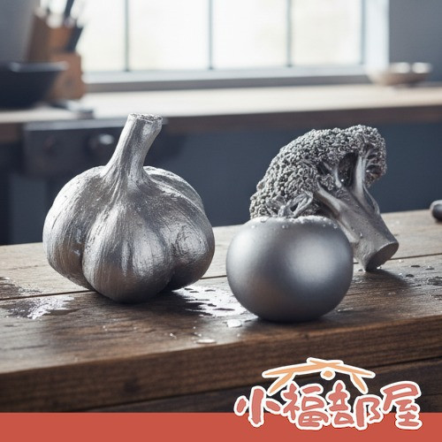 IRON FACTORY 日本製 鋼鐵蔬菜 (鋼鐵番茄/鋼鐵大蒜石鹼/鋼鐵花椰菜/鋼鐵秋葵/鋼鐵毛豆) 鋼鐵蔬菜,日本鋼鐵香蕉,不鏽鋼皂,紙鎮,聖誕交換禮物,趣味小物,日本惡搞禮物,整人禮物,派對禮物,搞笑禮物推薦
