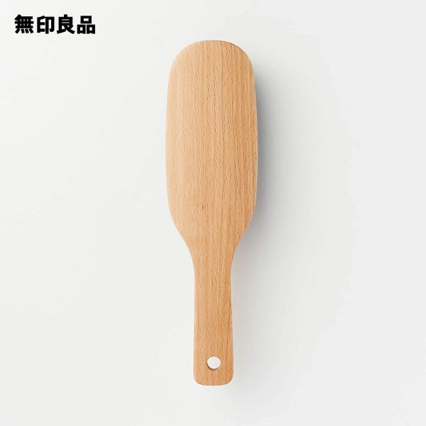 無印良品 山毛櫸木製服裝刷 無印良品, 服裝刷, 山毛櫸木, 豬鬃毛刷, 衣物保養, 大衣整理, 日系生活用品, 質感收納