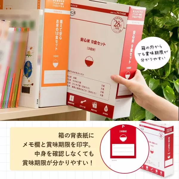 日本熱銷 Alpfa 乾燥米飯 9入 非常食 防災食品 防災 地震 露營 登山 緊急 避難【小福部屋】 