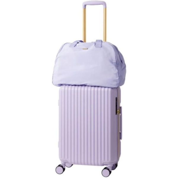 ROPE’ PICNIC 旅行袋 (紫色/米灰) ROPE PICNIC, 日本旅行袋, 登機包, 行李箱掛袋, 輕旅包, 旅行收納袋, 出國包, 露營包, 日系時尚, 登機袋推薦, 女孩旅行, 輕便行李袋