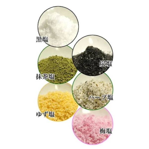 梅海鮮 日本製 無添加天日鹽85g (黑鹽/炭鹽/柚子鹽/梅子鹽/抹茶鹽/香草鹽) 