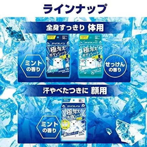 日本製 白元 極凍涼感濕紙巾 全身用大片30入 夏天登山露營運動流汗 極速冷感 日本,白元, 極凍涼感濕紙巾,,全身用大片,30入,COOL,冷卻貼,夏天,登山,涼感,露營,消暑