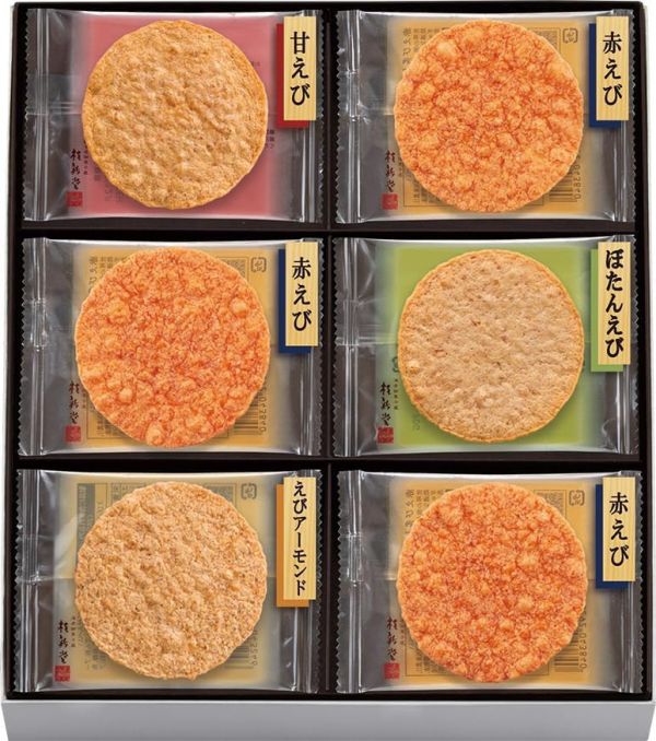 桂新堂 炙烤蝦煎餅綜合禮盒 (18枚入/27枚入/45枚入) 桂新堂, 名古屋蝦餅, 日本蝦煎餅, 海老仙貝, 日本伴手禮, 禮盒, 炙烤煎餅, 滿滿蝦味, 年節送禮, 日本零食, 海鮮仙貝, 高級煎餅, 日本禮盒, 日本名店