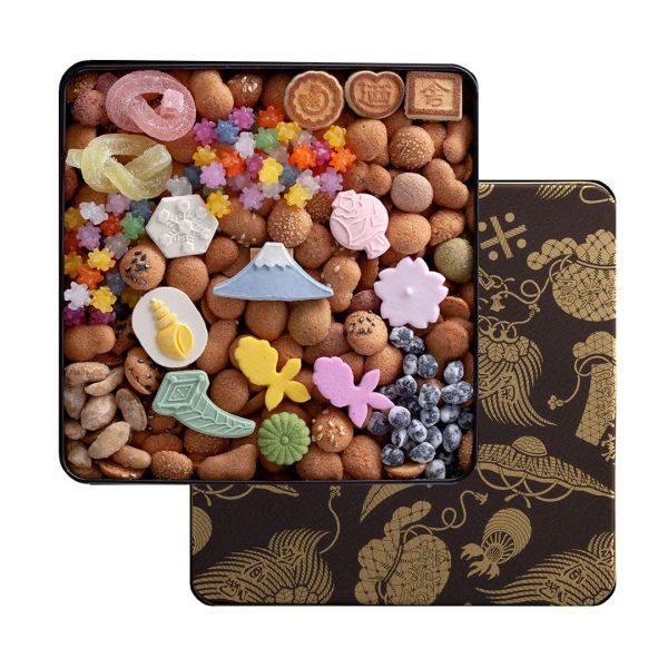 銀座 菊廼舎 鐵盒餅乾禮盒 (馬年限定 170g/富士山 180g/鯛魚 70g/冬季限定 流星 70g/特選小禮盒 340g/馬年限定 170g＋富士山 180g/馬年限定 170g＋特選禮盒 340g) 菊廼舎,冨貴寄,日本和菓子,東京伴手禮,鐵盒餅乾,日本禮盒,馬年限定,富士山禮盒,新年禮盒,年節伴手禮,金平糖,日本名產