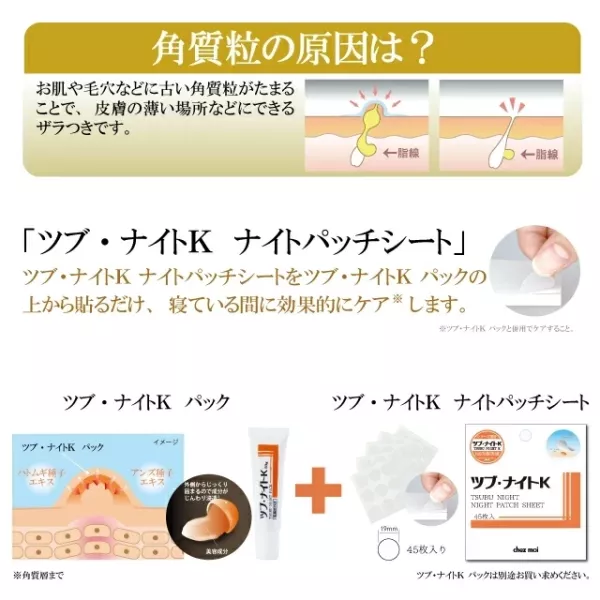 TSUBU NIGHT 日本製 局部修復貼 45本 Tsubu Night, 日本製修復貼, 夜間局部貼, 肌膚護理貼, 修護貼片, 日本護膚, 夜間保養, 局部保養, 日本原裝進口, 修復護理