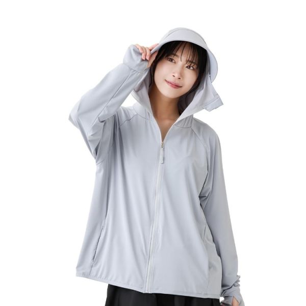 TEEN KEEP 連帽涼感防曬外套(淺藍色/灰色/白色/粉色/黑色) TEEN KEEP 涼感防曬外套,日本防曬衣,6WAY連帽外套,冰絲涼感外套,UPF50+防曬衣,夏季防曬外套推薦,透氣防曬連帽衣,戶外防曬衣,機車防曬外套,輕薄快乾防曬衣