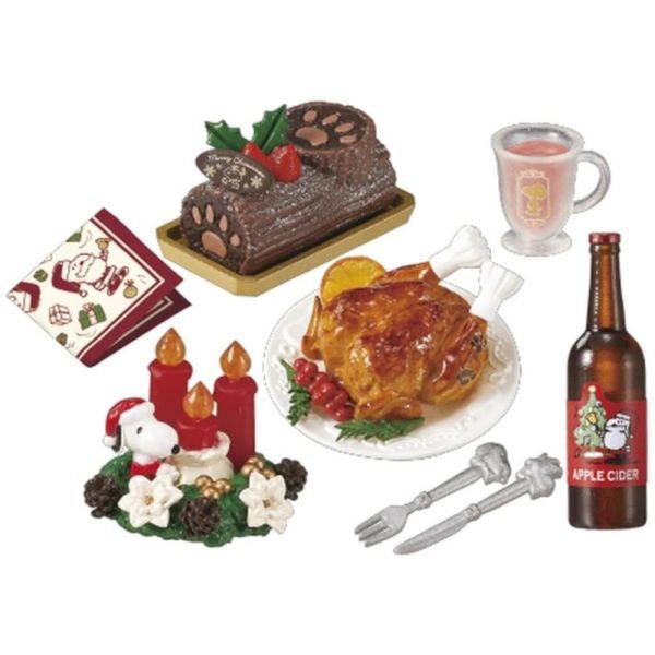 SNOOPY's Christmas Night 聖誕節公仔 史努比,RE-MENT,日本正版,微型公仔,聖誕限定,SNOOPY 聖誕,交換禮物,公仔收藏,療癒擺飾,袖珍玩具,隨機公仔