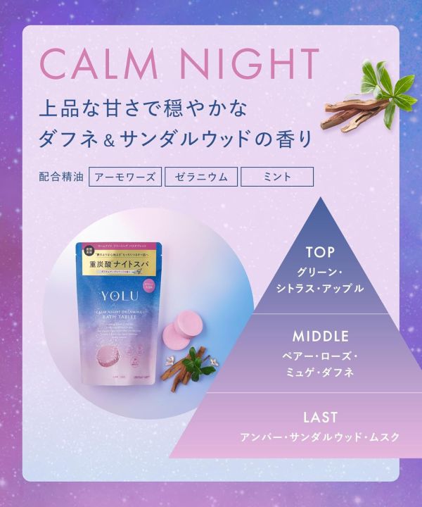 YOLU 重碳酸 好夢入浴錠6錠 (粉/藍色) YOLU入浴錠,日本泡澡錠,碳酸錠,入浴劑,日本入浴粉,夜間護理泡澡,放鬆泡湯,日本原裝進口,溫泉入浴錠,舒眠泡澡