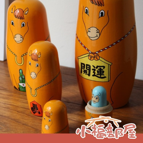 MIDORI KOMATSU 2026午年限定馬造型套娃 午年,馬造型套娃,日本干支,新年擺飾,MIDORI KOMATSU,日本文創,DETAIL INC,開運禮物,交換禮物,日本限定