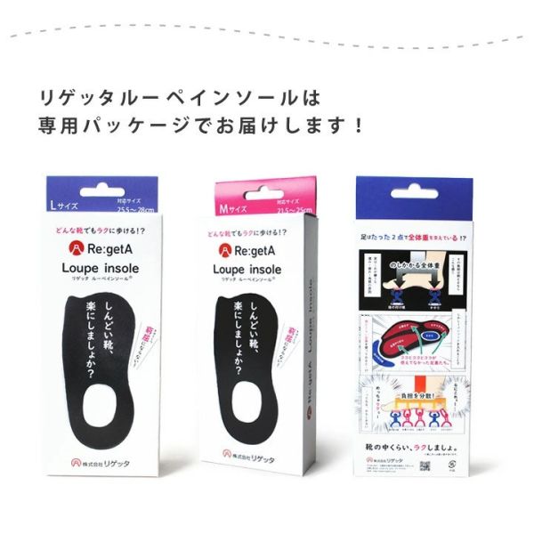 日本製 Re:getA Loupein 腳底支撐鞋墊 機能省力鞋墊 減壓鞋墊 足弓 站姿 半截 疲勞 痠痛 行走 無負擔【小福部屋】 