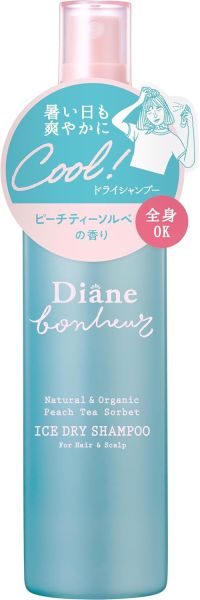 夏季新款登場 Diane 乾洗髮 噴霧 涼感 蜜桃紅茶冰沙 薄荷 茉莉 玫瑰 夏天 出油 全身可用 清爽 涼感【小福部屋】 