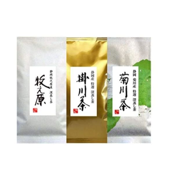 深度煎焙靜岡茶 比試煎茶組合 100gx3本/組 