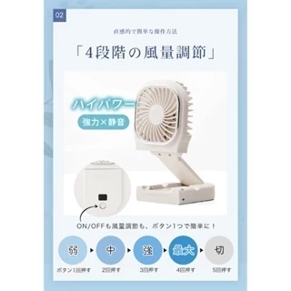 日本 CICIBELLA 隨身 風扇 頸掛式 桌扇 手持 多功能 靜音 大風力 大容量 夏天 抗暑 美觀【小福部屋】 