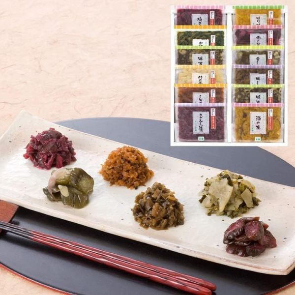 日本傳統 京漬物大安 漬物禮盒 醃菜 漬物 禮盒 小包裝 方便攜帶 老字號 醬料 醬菜 送禮 日本風味【小福部屋】 