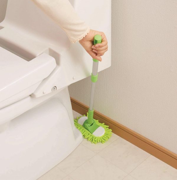 Cogit 超細纖維拖把 Cogit, 超細纖維拖把, 伸縮拖把, 狹縫清潔, 家用拖把, 乾濕兩用, 超輕量拖把, 日本清潔工具, 地板清潔