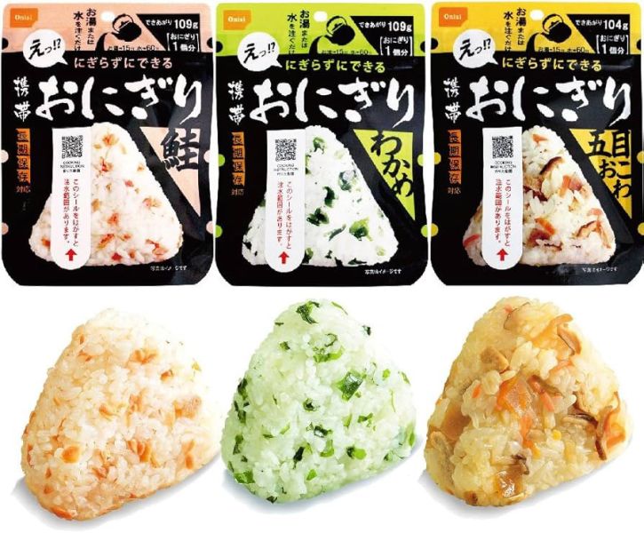 【9入組】日本 尾西食品 長期保存 御飯糰 日本米鮭魚海帶 和風什錦炊飯 露營登山防災【小福部屋】 