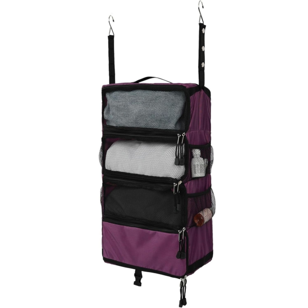 TABITORA 輕量款 4層式可吊掛旅行收納袋 TABITORA 可吊掛旅行收納袋,日本旅行收納袋,吊掛式收納袋,行李壓縮神器,日本旅遊用品,旅行收納整理,日本收納好物,防水收納袋,便攜旅行收納,出國行李收納