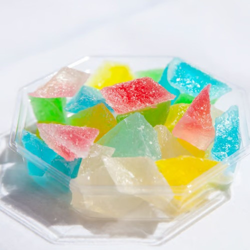 津山屋製菓 日本製 吉良琥珀糖 100g 津山屋製菓, 琥珀糖, 日本琥珀糖, 可食用寶石, 日本和菓子, 日本甜點, 下午茶點心, 日本伴手禮, 五色琥珀糖, 日本原裝進口