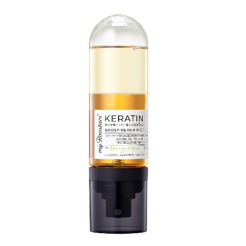 日本熱銷myBoostars 護髮噴霧 90ml 膠原蛋白 角蛋白 保濕 損傷修護 頭髮柔順 光澤 頭皮可用 光滑 好整理【小福部屋】 