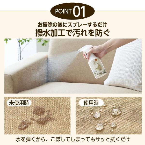 Cogit 日本製 一噴防護噴霧系列 300mL（廚房、衛浴用/布料用） Cogit, 防潑水噴霧, 廚房浴室清潔, 布料防護, 日本居家清潔, 防汙噴霧, 織品保護噴霧, 水槽保養, 清潔輔助噴霧, 日本製清潔用品