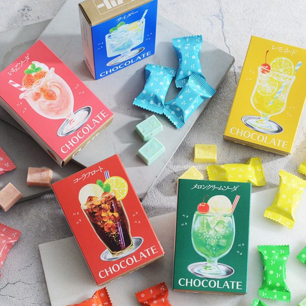 Mary’s x 古川紙工跳跳糖巧克力 2026年（5入/8入/9入/10入/18入/25入） Mary’s, 懷舊喫茶店, 彈跳糖巧克力, 昭和復古, 情人節禮盒, 日本巧克力, 汽水巧克力, 復古甜點