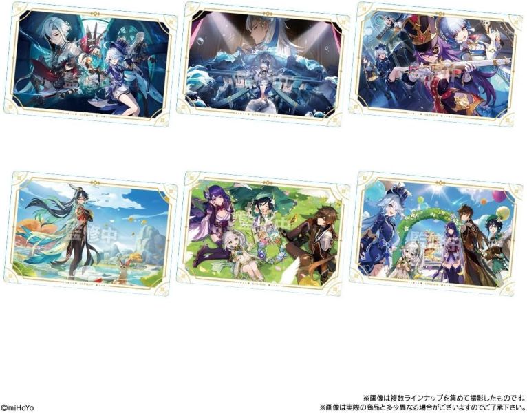 【第2彈】日本 BANDAI 原神 貼紙 威化餅食玩 20入 Genshin 蒐集 收藏 一中盒 金屬貼紙 盒玩 收集【小福部屋】 