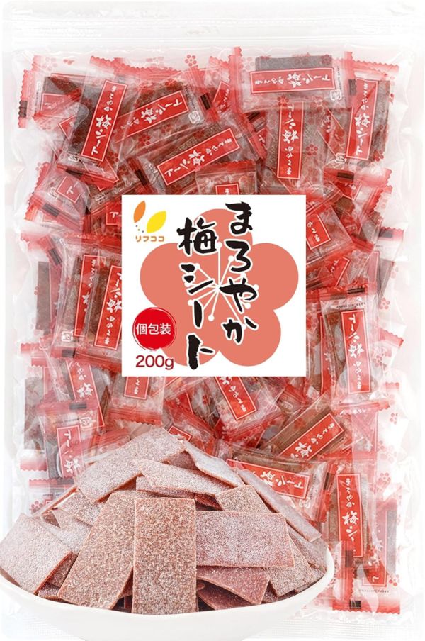 日本直送リフ工房 無籽梅乾 200g 獨立包裝 紫蘇口味 梅片 鹽分補給 露營 健行 爬山【小福部屋】 