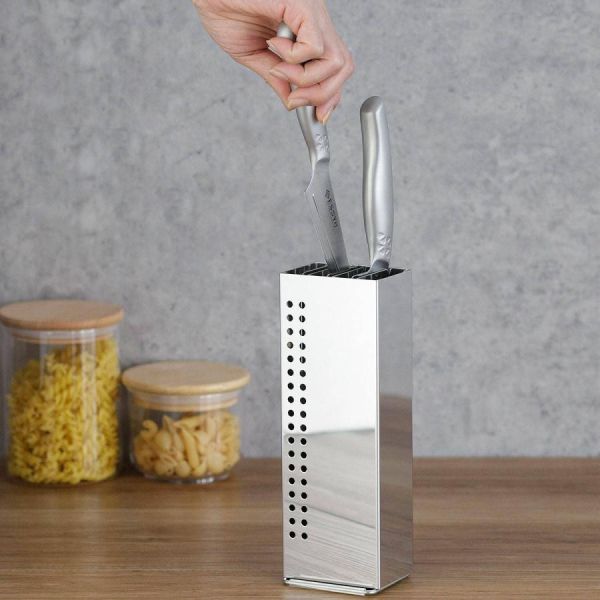 下村企販 日本製 不鏽鋼刀架 下村企販, 燕三条, 不鏽鋼刀架, 日本刀架, 廚房收納, 刀具收納, 廚房用品, 職人工藝, 日本製, 通風刀架, 耐用收納架, 廚房雜貨, 廚房整理