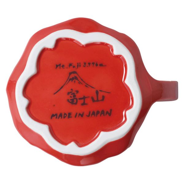日本製 美濃燒 富士山馬克杯 250ml 水杯 手工製作 日本風情 送禮 紀念品 茶杯 水杯 母親節禮物 日式餐具【小福部屋】 