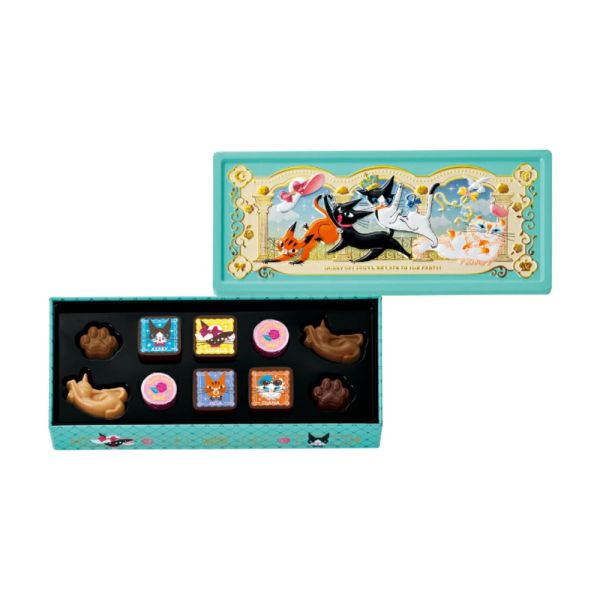 ANGEGE 2026年黑貓巧克力禮盒（多邊形鐵盒10入/長方形鐵盒10入/13入鐵盒/24入鐵盒/限量福袋組） Goncharoff, ANGEGE, 黑貓巧克力, 情人節禮盒, 日本巧克力, 鐵盒巧克力, 貓咪禮盒, 情人節限定